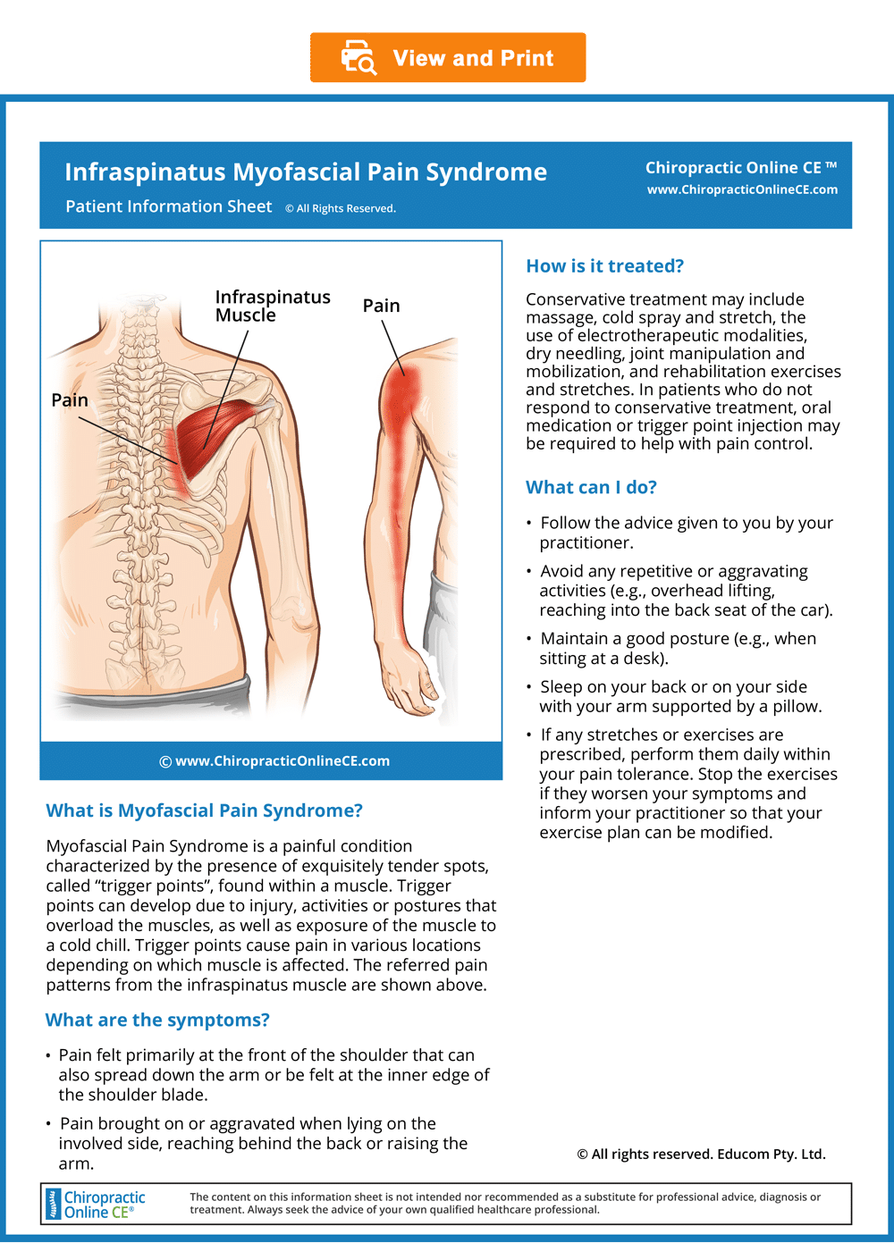 Unit 2 - Infraspinatus Myofascial Pain Syndrome@LIFEWEST-Sports-V1-U2 ...