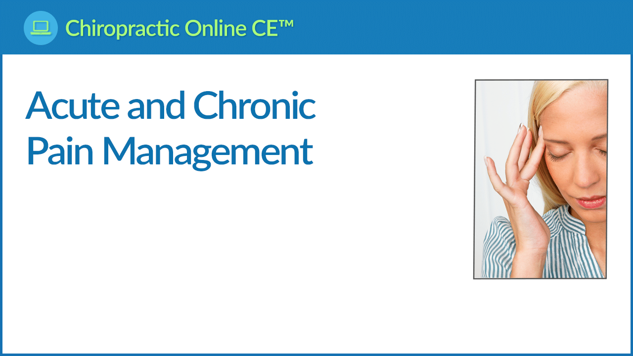 Illinois Online Chiropractic Continuing Education