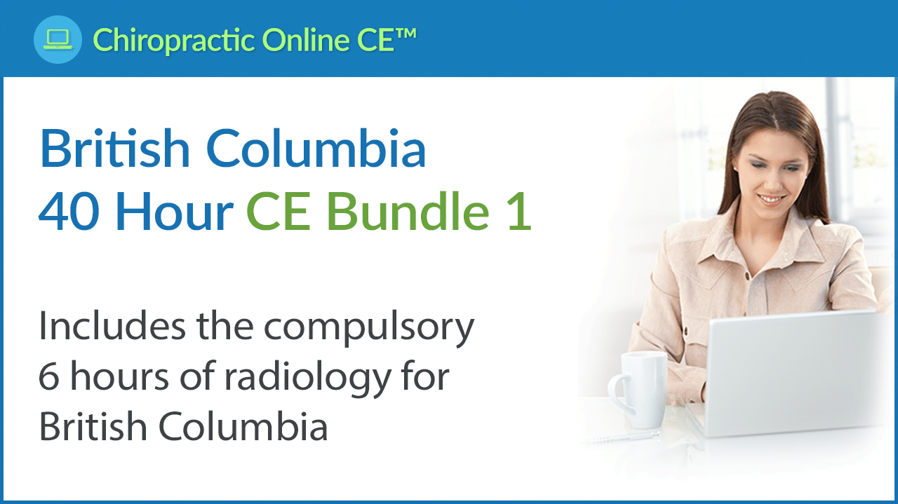 British Columbia Chiropractic Online CE (Continuing Education)