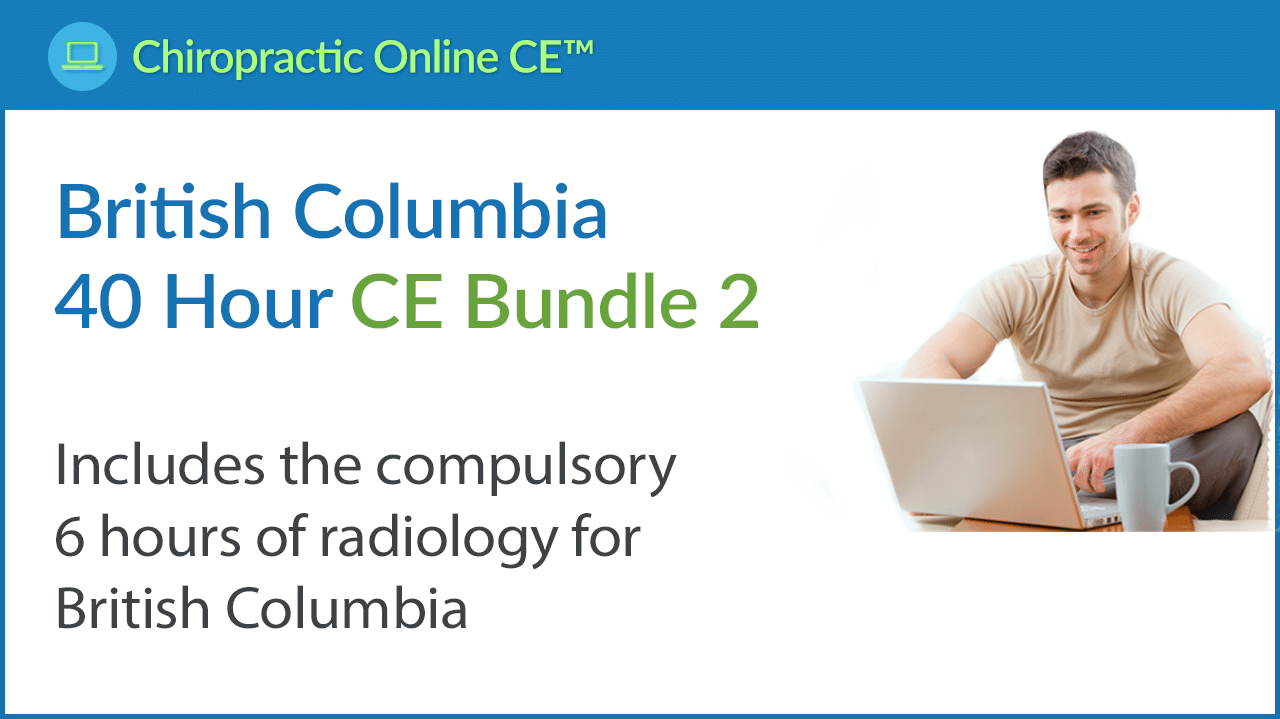 British Columbia Chiropractic Online CE (Continuing Education)